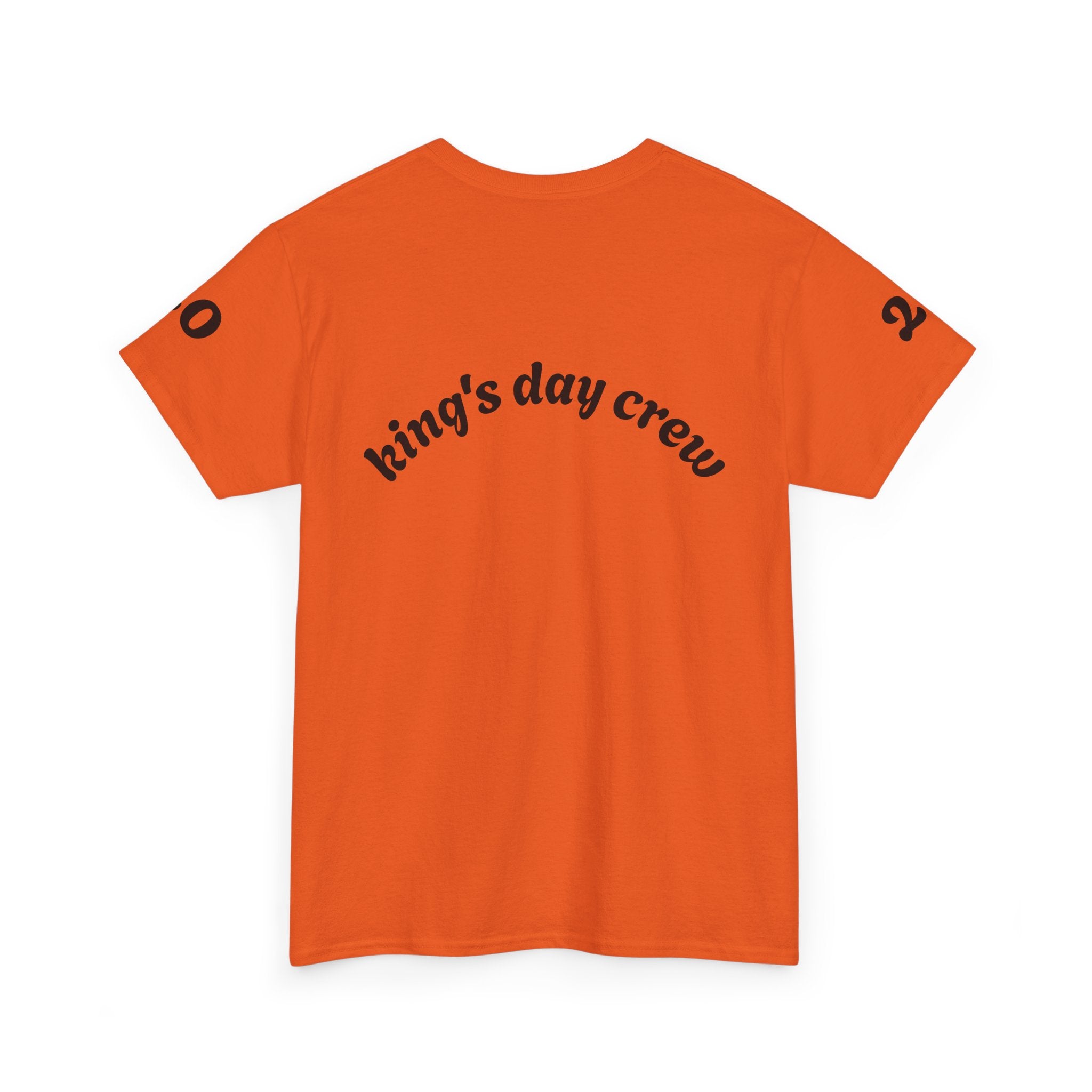 King's Day Lion T‑Shirt — "Born to Be Orange" Crew Tee