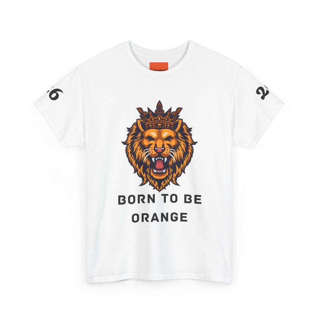 King's Day Lion T‑Shirt — "Born to Be Orange" Crew Tee