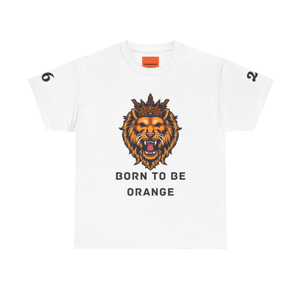 King's Day Lion T‑Shirt — "Born to Be Orange" Crew Tee