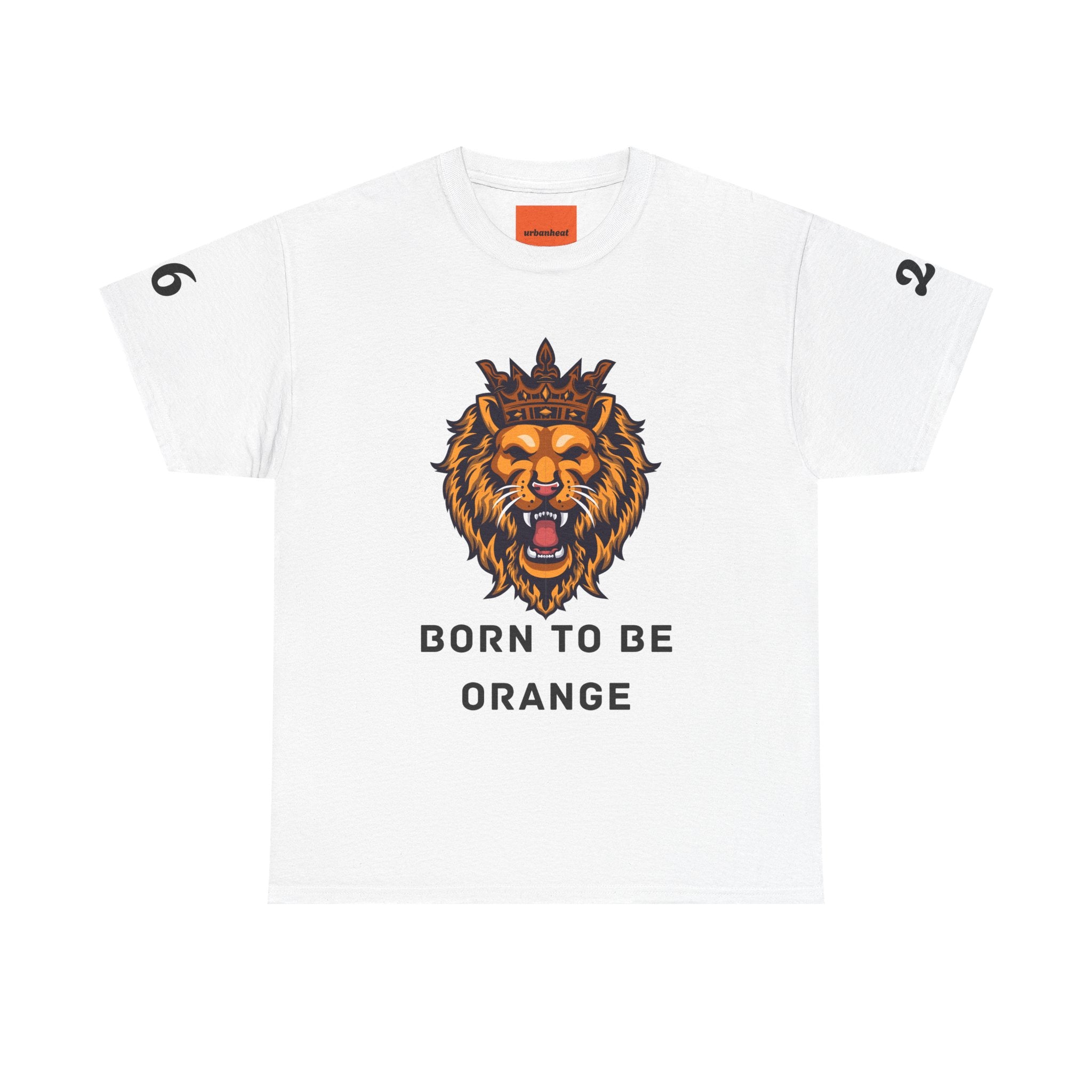 King's Day Lion T‑Shirt — "Born to Be Orange" Crew Tee