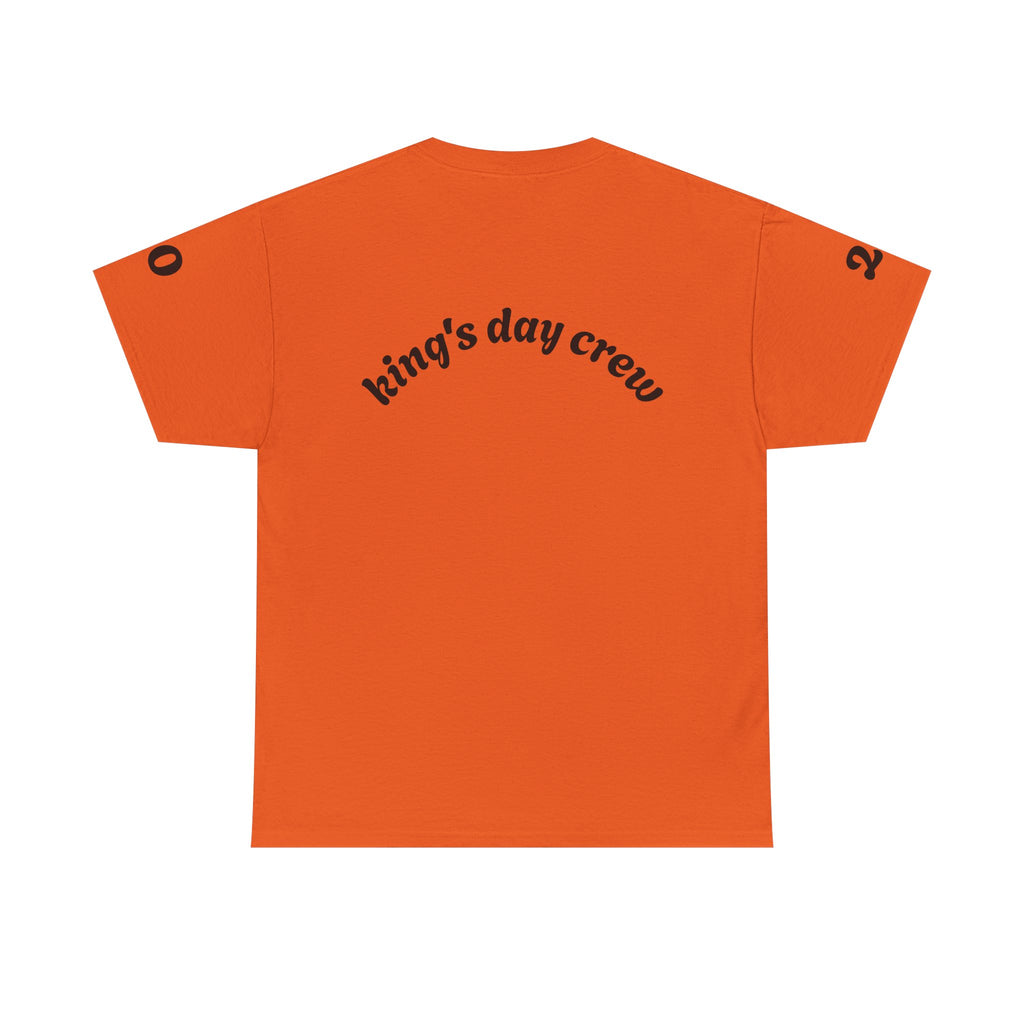 King's Day Lion T‑Shirt — "Born to Be Orange" Crew Tee