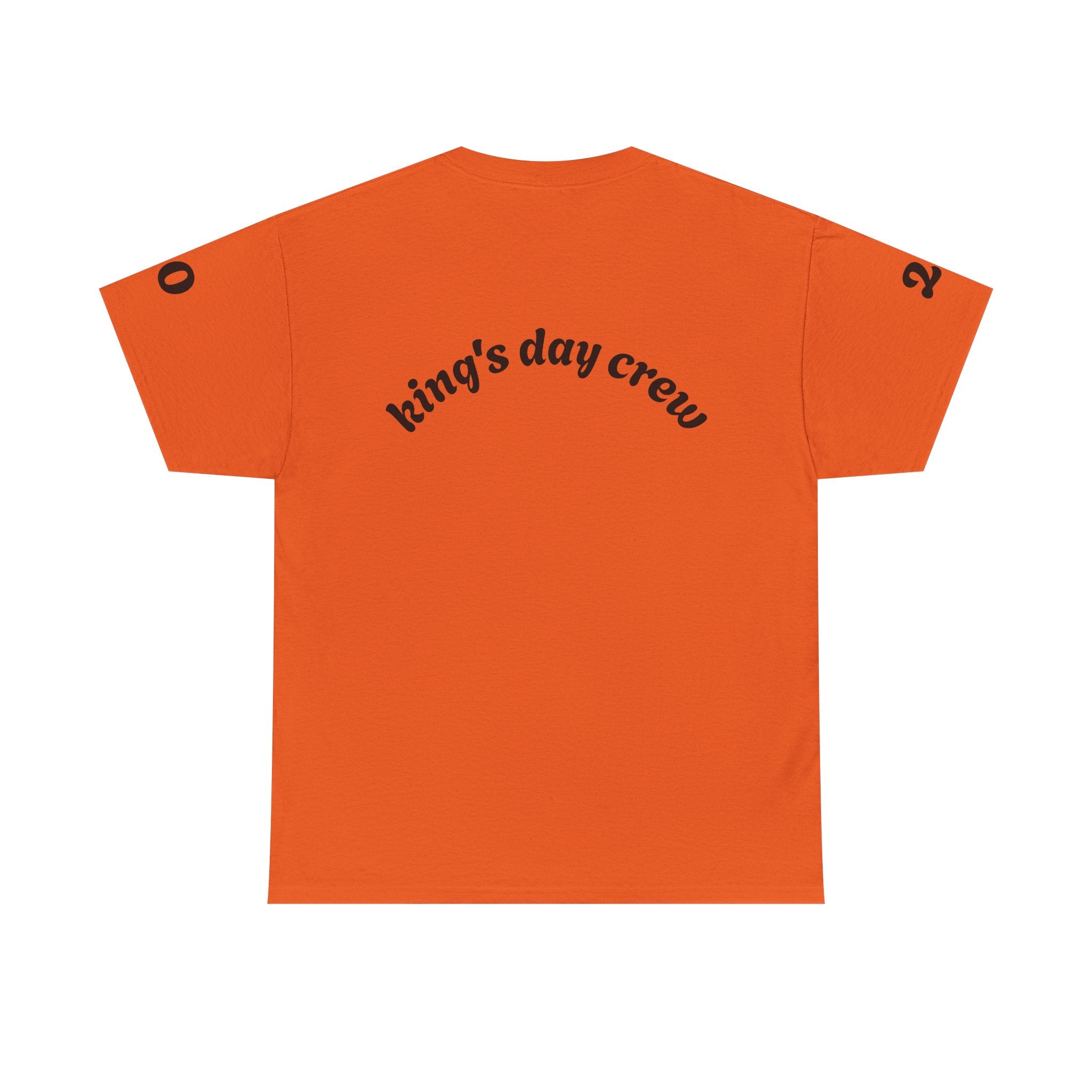 King's Day Lion T‑Shirt — "Born to Be Orange" Crew Tee